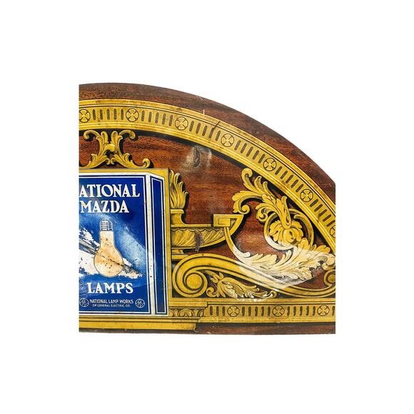 Vintage Rare National Mazda Lamps Bulbs GE Advertising Metal Display Sign - Picture 3 of 9